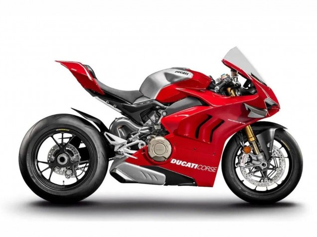 Comprar Carenados Moto Ducati Panigale V4 V4S 2020-2021 - Plata Rojo