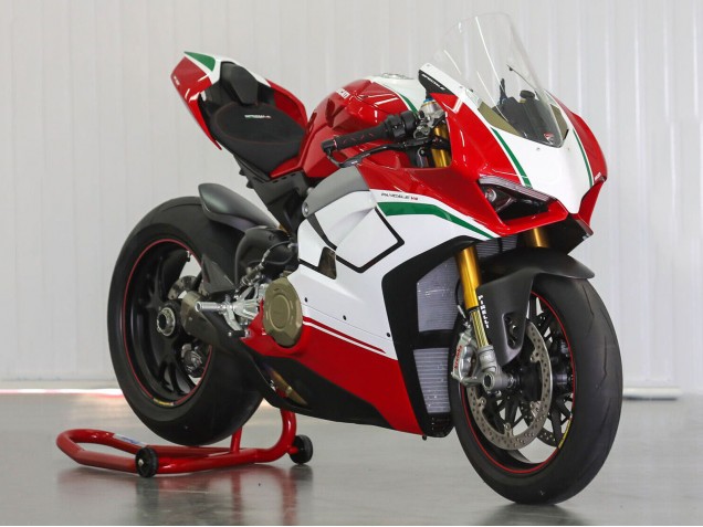 Comprar Carenados Moto Ducati Panigale V4 V4S 2018-2019 - Blanco Rojo Verde Negro Brillante