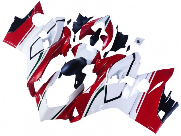 Comprar Carenados Moto Ducati Panigale V4 V4S 2018-2019 - Blanco Rojo Verde Negro Brillante