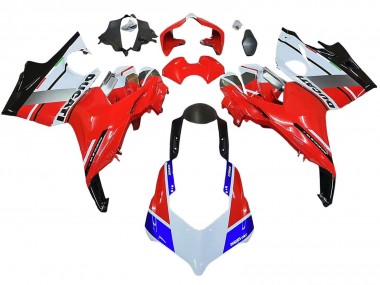 Comprar Carenados Moto Ducati Panigale V4 V4S 2018-2019 - Blanco Plata Rojo Negro Brillante