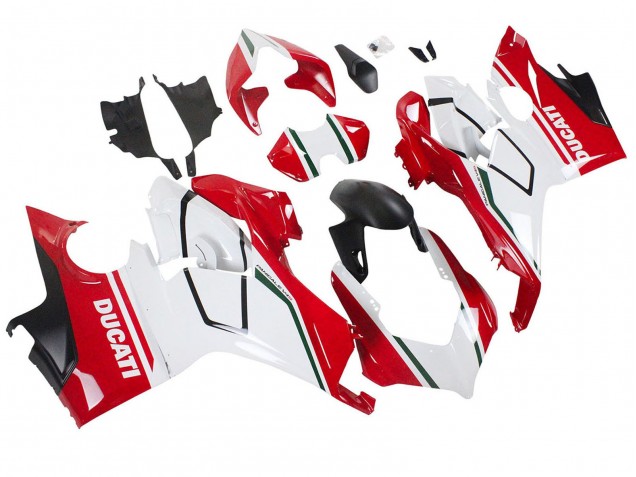 Comprar Carenados Moto Ducati Panigale V4 V4S 2018-2019 - Blanco Rojo Negro Mate