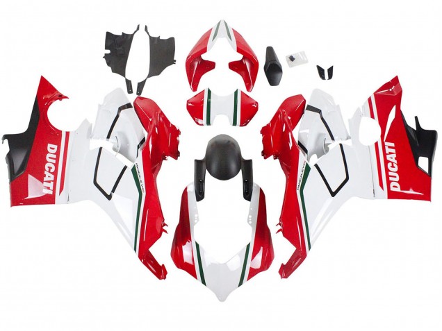 Comprar Carenados Moto Ducati Panigale V4 V4S 2018-2019 - Blanco Rojo Negro Mate