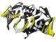 Comprar Carenados Moto Ducati Panigale V4 V4S 2020-2021 - Amarillo Blanco Negro Brillante