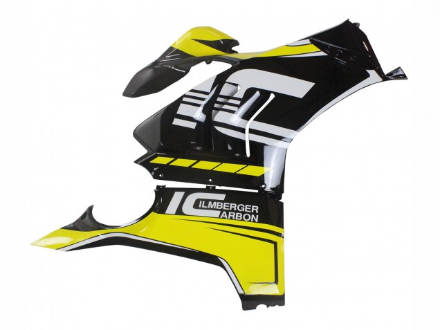 Comprar Carenados Moto Ducati Panigale V4 V4S 2020-2021 - Amarillo Blanco Negro Brillante