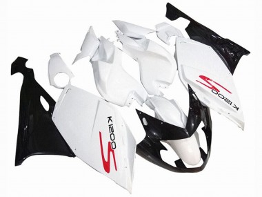 Comprar Carenados Moto BMW K1200S 2005-2010 - Blanco Negro Brillante