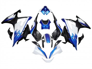 Comprar Carenados Moto BMW S1000RR 2023-2024 - Blanco Azul Negro FibraCarbono