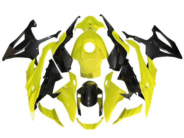 Comprar Carenados Moto BMW S1000RR 2023-2024 - Amarillo Negro FibraCarbono