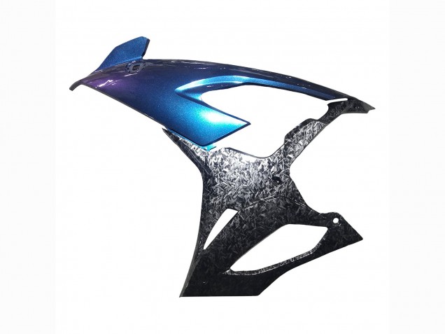 Comprar Carenados Moto BMW S1000RR 2019-2022 - Gradiente Azul Púrpura Falsificado FibraCarbono