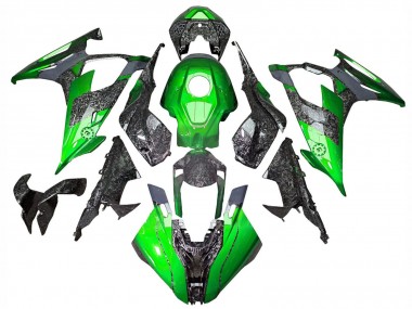 Comprar Carenados Moto BMW S1000RR 2019-2022 - Verde Falsificado FibraCarbono