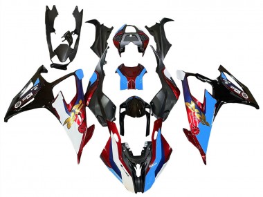 Comprar Carenados Moto BMW S1000RR 2019-2022 - Negro Rojo Azul