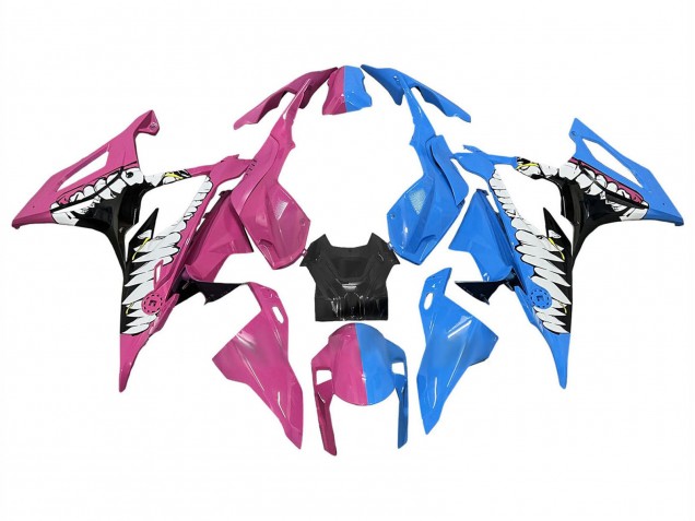 Comprar Carenados Moto BMW S1000RR 2019-2022 - Rosa Profundo Azul Tiburón