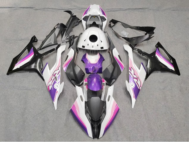 Comprar Carenados Moto BMW S1000RR 2019-2022 - Rosa Púrpura Blanco