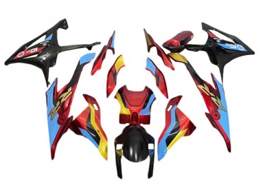 Comprar Carenados Moto BMW S1000RR 2019-2022 - Azul Claro Rojo Oro