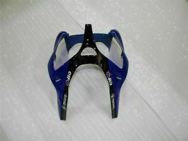 Comprar Carenados Moto Kawasaki ZX6R 2000-2002 - Azul Negro Brillante Elf Bridgestone