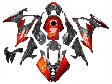 Comprar Carenados Moto BMW S1000RR 2019-2022 - Naranja Oscuro Falsificado FibraCarbono