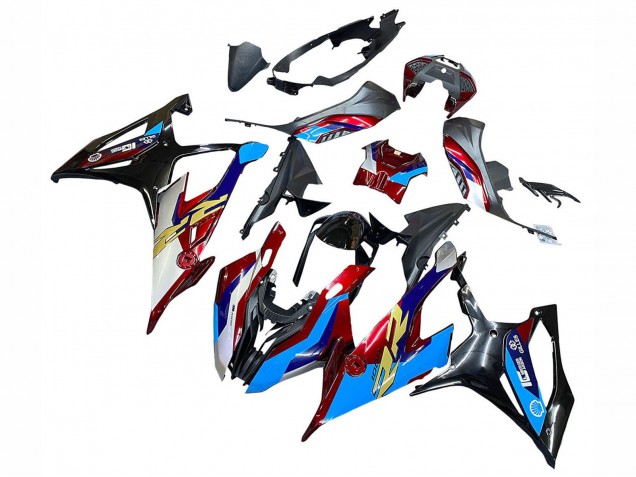 Comprar Carenado Moto BMW S1000RR 2019-2022 - Blanco Azul Rojo Negro