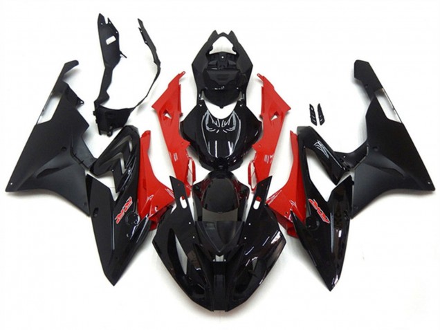 Comprar Carenado Moto ABS BMW S1000RR 2017-2018 - Rojo Negro Brillante Negro Mate