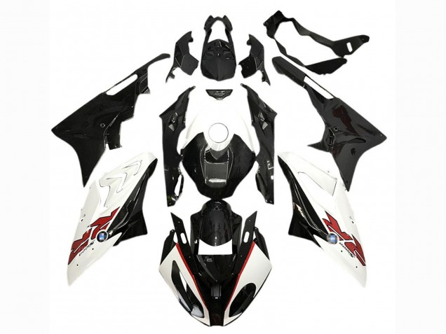 Comprar Carenados Moto BMW S1000RR 2017-2018 - Blanco Negro Brillante
