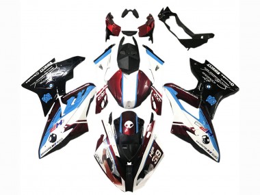 Comprar Carenados ABS BMW S1000RR 2017-2018 - Blanco Azul Rojo Negro Brillante