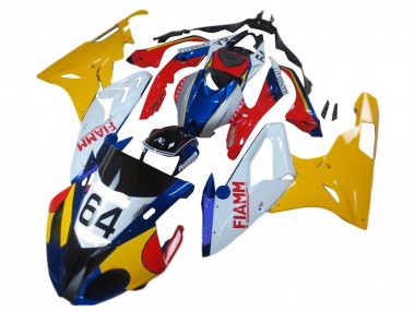 Comprar Carenados Moto BMW S1000RR 2017-2018 - Amarillo Blanco Rojo Azul Fiamm 64