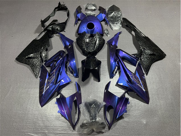 Comprar Carenados Moto BMW S1000RR 2017-2018 - Azul Negro Falsificado FibraCarbono