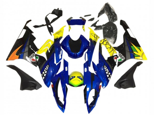 Comprar Carenado Moto BMW S1000RR 2015-2016 - Amarillo Azul Negro Tiburón