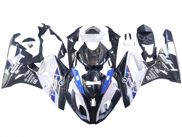 Comprar Carenados Moto BMW S1000RR 2015-2016 - Blanco Azul Negro FibraCarbono