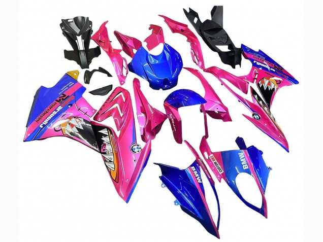 Comprar Carenados Moto BMW S1000RR 2015-2016 - Rosa Azul Tiburón
