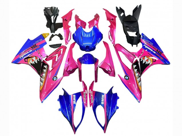 Comprar Carenados Moto BMW S1000RR 2015-2016 - Rosa Azul Tiburón