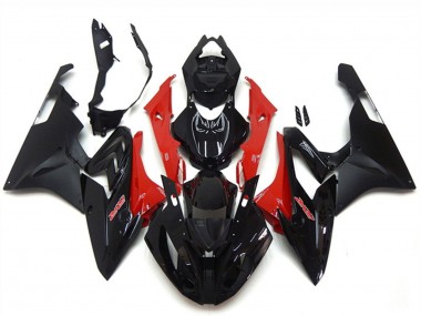 Comprar Carenado Moto BMW S1000RR 2015-2016 - Rojo Negro Brillante Negro Mate