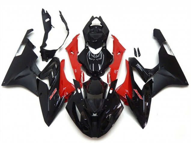 Comprar Carenado Moto BMW S1000RR 2015-2016 - Rojo Negro Brillante Negro Mate