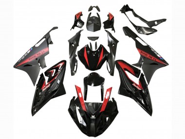 Comprar Carenados Moto BMW S1000RR 2015-2016 - Rojo Negro Brillante Negro Mate