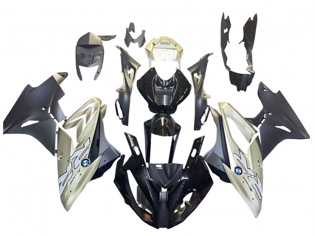 Comprar Carenado Moto BMW S1000RR 2015-2016 - Plata Negro Brillante Negro Mate