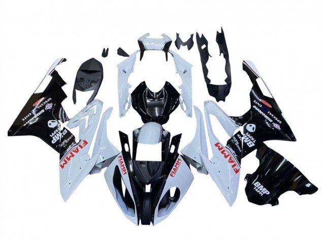 Comprar Carenados Moto BMW S1000RR 2015-2016 - Blanco Negro Brillante Fiamm