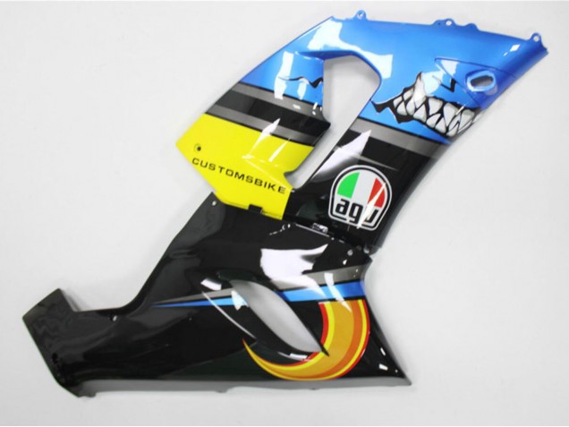 Comprar Carenados Moto Kawasaki ZX6R 2005-2006 - Azul Amarillo Negro Tiburón