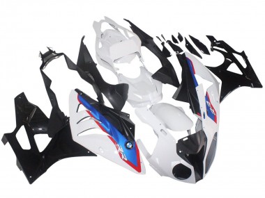 Comprar Carenados Moto BMW S1000RR 2009-2014 - Blanco Rojo Azul Negro Brillante HP Becker Carbon