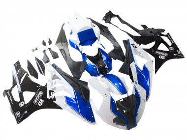 Comprar Carenados Moto BMW S1000RR 2009-2014 - Blanco Azul Negro Brillante Castrol