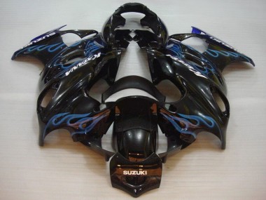 Comprar Carenados Moto Suzuki GSX600F/GSX750F 2004-2006 - Negro Brillante Azul Llama