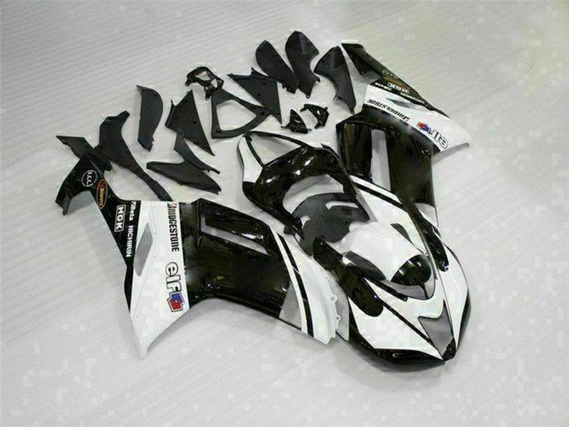 Comprar Carenados Moto Kawasaki ZX6R 2007-2008 - Negro Blanco