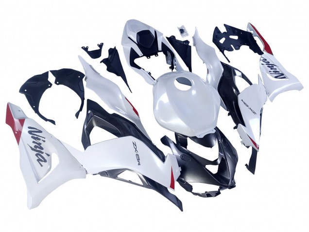 Comprar Carenados Moto Kawasaki ZX6R 2023-2026 - Blanco Perla Negro Rojo