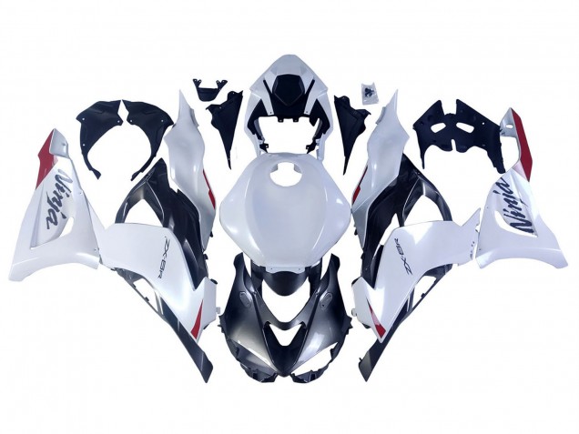 Comprar Carenados Moto Kawasaki ZX6R 2023-2026 - Blanco Perla Negro Rojo