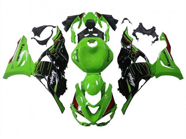 Comprar Carenados Moto Kawasaki ZX6R 2023-2025 - Verde Negro
