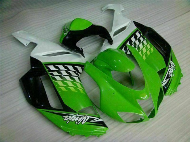 Comprar Carenados Moto Kawasaki ZX6R 2007-2008 - Verde Blanco Ninja