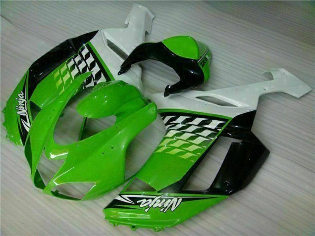 Comprar Carenados Moto Kawasaki ZX6R 2007-2008 - Verde Blanco Ninja