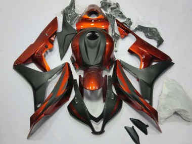 Comprar Kits Carenado Moto Honda CBR600RR 2007-2008 - Naranja Negro Mate
