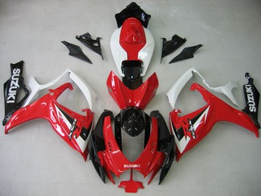 Comprar Carenado Moto Suzuki GSXR 600 / GSXR 750 2006-2007 - Blanco Rojo Negro Brillante