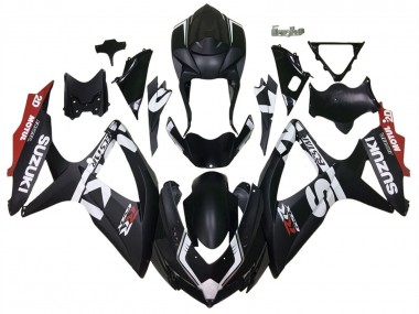 Comprar Carenados Moto Suzuki GSXR 600 / GSXR 750 2008-2010 - Negro Mate Rojo Blanco