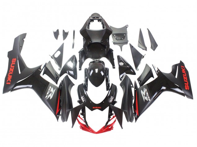 Comprar Carenados Moto Suzuki GSXR 600 / GSXR 750 2011-2024 - Negro Gris Rojo Línea
