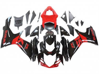 Comprar Kits Carenado Moto Suzuki GSXR 600 / GSXR 750 2011-2024 - Rojo Negro Brillante