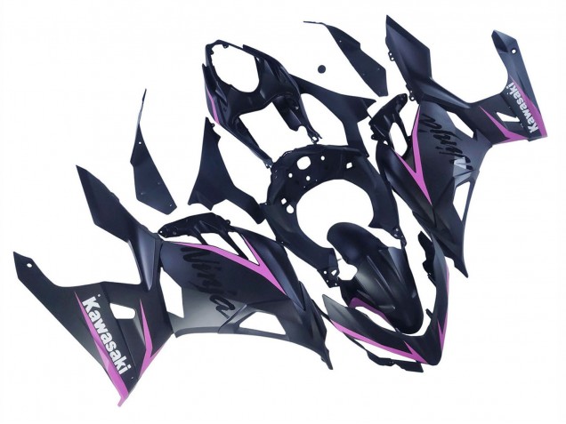 Comprar Carenados Moto Kawasaki Ninja 400 2018-2024 - Negro Mate Rosa